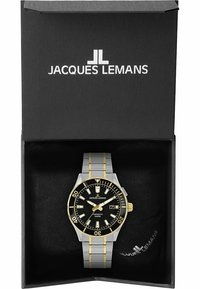 Jacques Lemans Ure - schwarz- und goldfarben