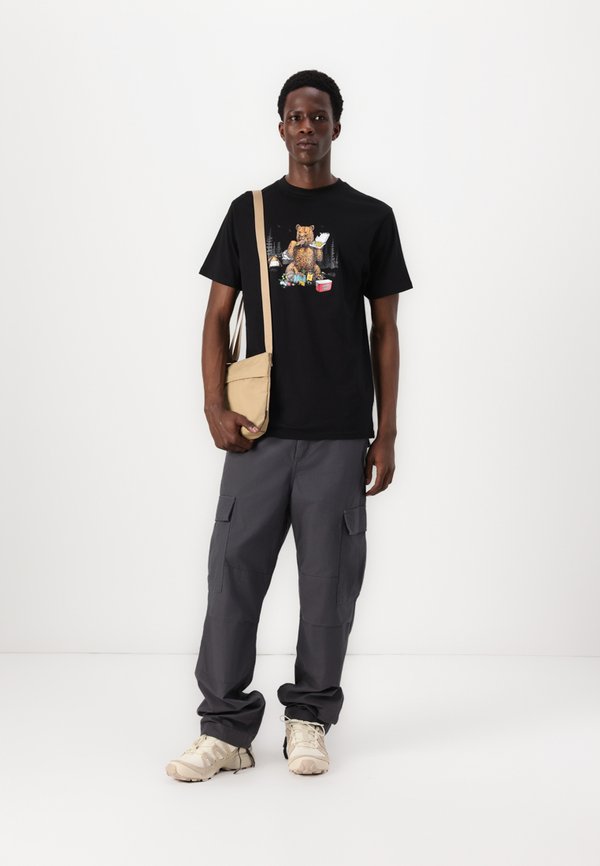 BRAUN PIZZA BEAR UNISEX - Print T-shirt4