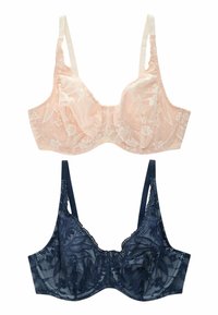Niet geselecteerd, navy blue cream