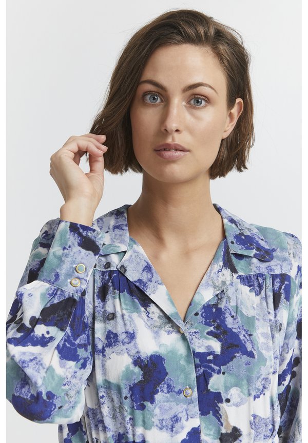 FRDANA - Shirt dress - midnight sail mix4