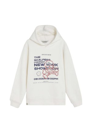 Scalpers, SCALPERS SCSTROKE HOODIE KIDS - Jersey con capucha - off white