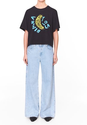 BIMBA Y LOLA, T-shirt imprimé - black