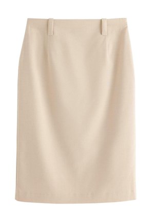 Lindex, LINDEX MIDI SKIRT LINDEX - Pencil skirt - beige melange