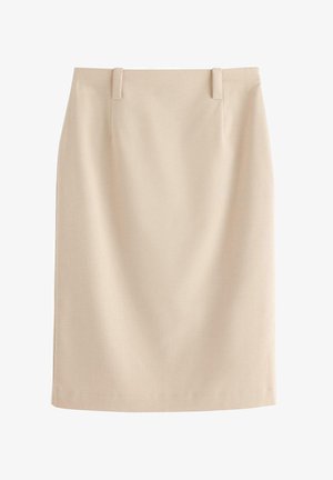Lindex, LINDEX MIDI SKIRT LINDEX - Pencil skirt - beige melange