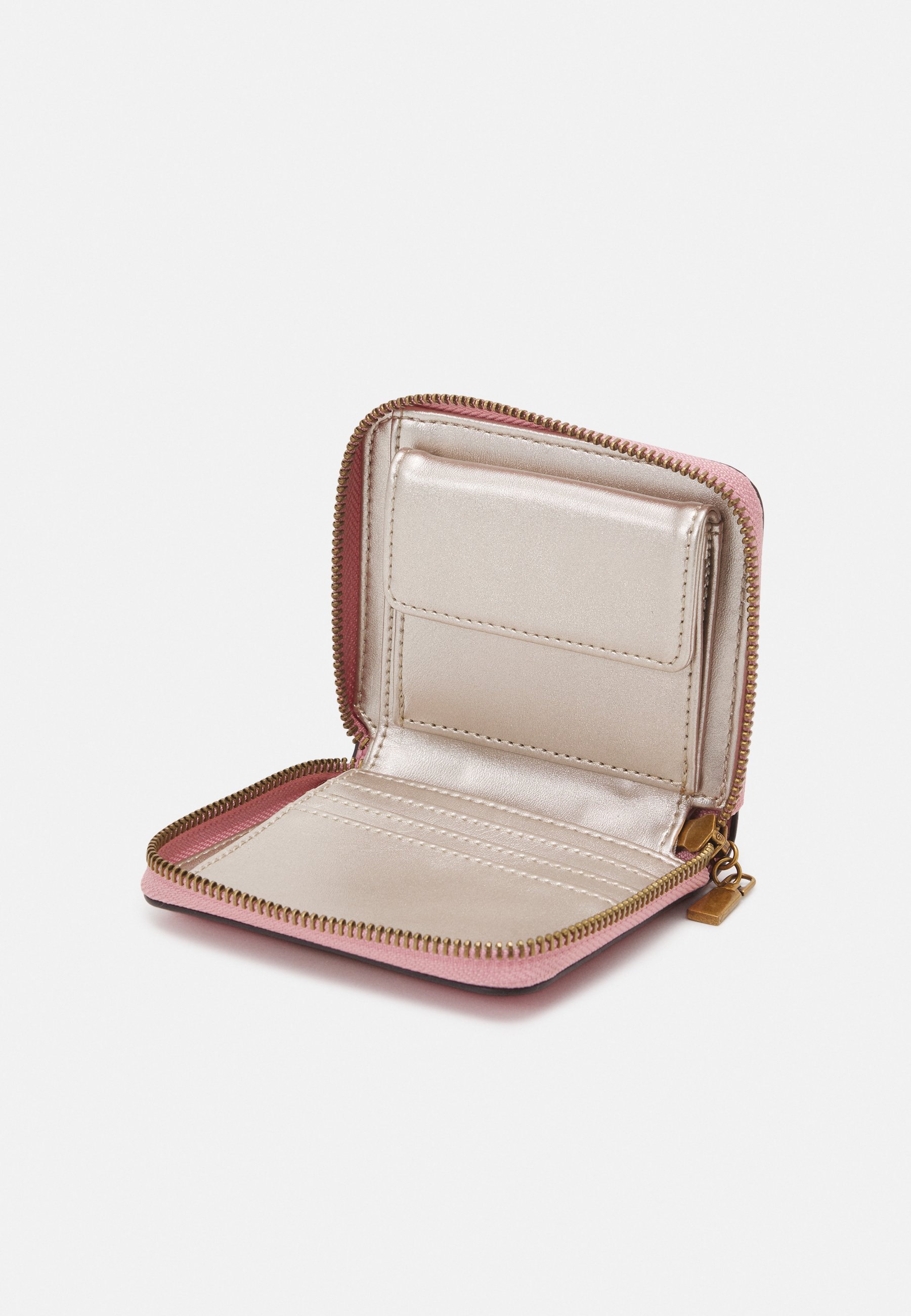 guess light pink wallet