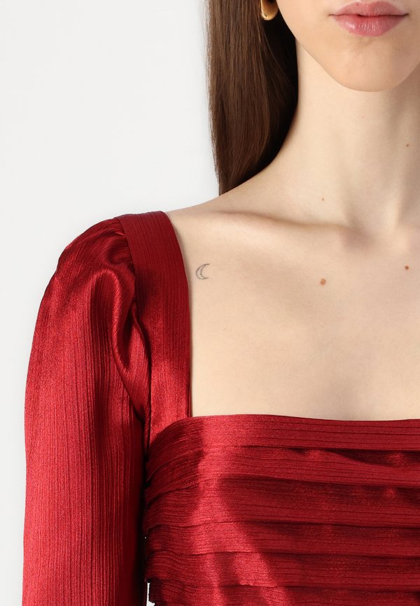 The A&F Emerson Bubble Hem Satin Mini Dress - Cocktail dress / Party dress4