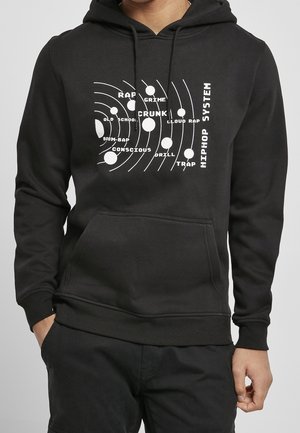 Jersey con capucha - black