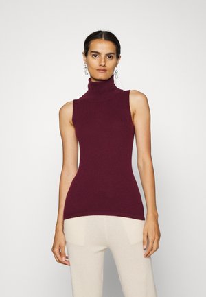 HIGHNECK - Top - burgundy plum