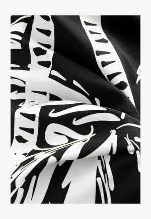 Next, BANDEAU RUCHED LEG TUMMY CONTROL SWIMSUIT TALL - REGULAR FIT - Swimsuit - black cream palm