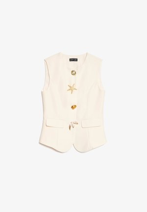 Sister Jane, MILOS BROOCHES - Veste sans manches - cream