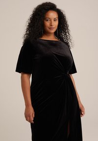 WE Fashion Dnevna haljina - black