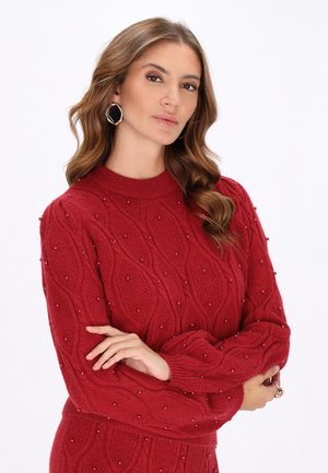 faina, Jumper - burgundy
