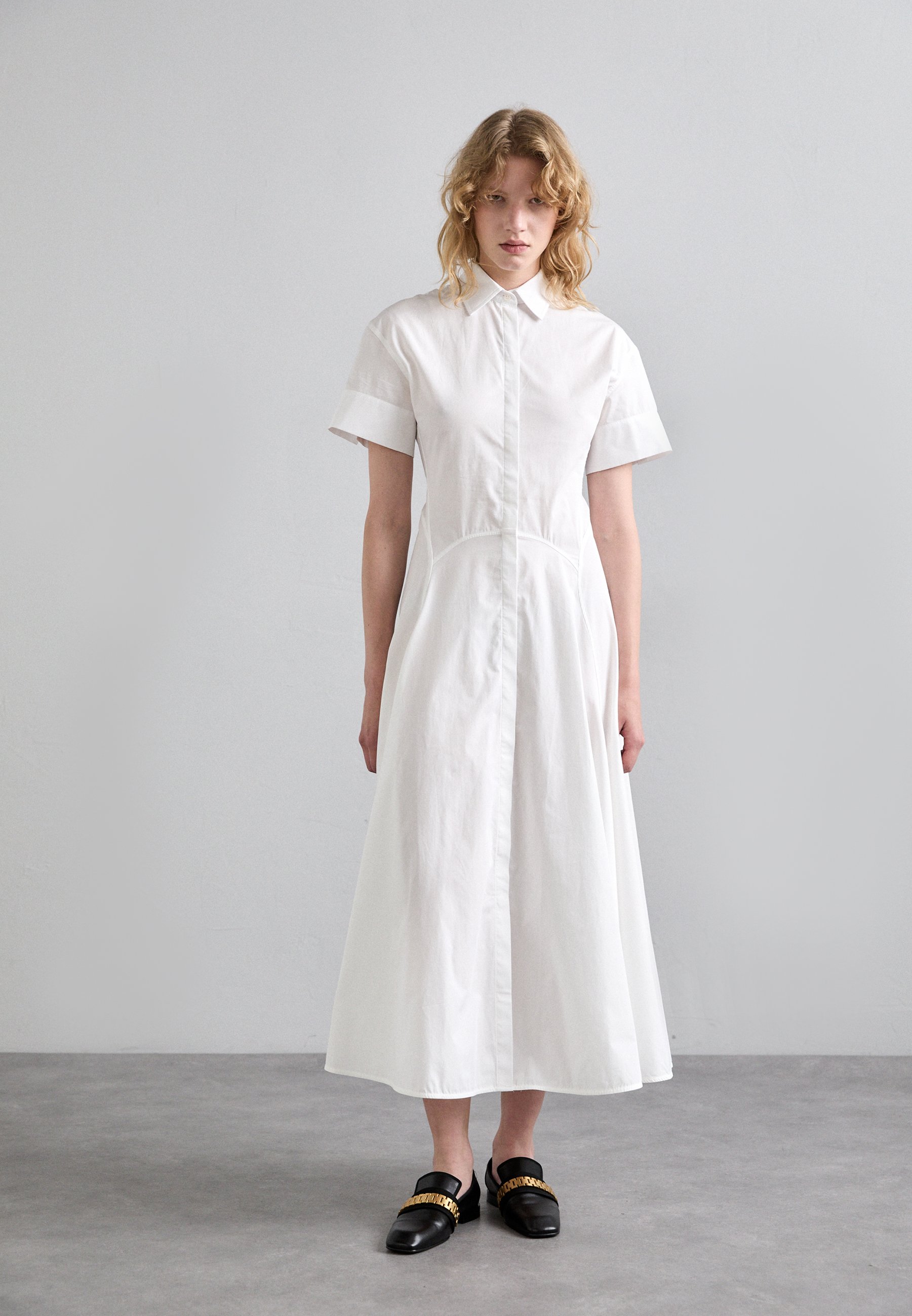 copper floor length dress Bridge & Burn Ruby Shirt Dress main image 1