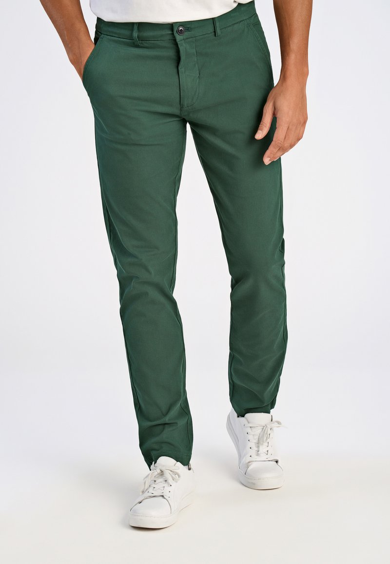 Lindbergh SUPERFLEX  - Pantalones chinos - deep green
