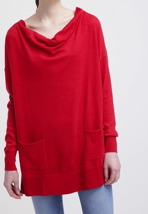 Strickpullover - red