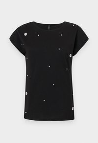 ONLMATTI DETAIL TEE - Triko s potiskem - black