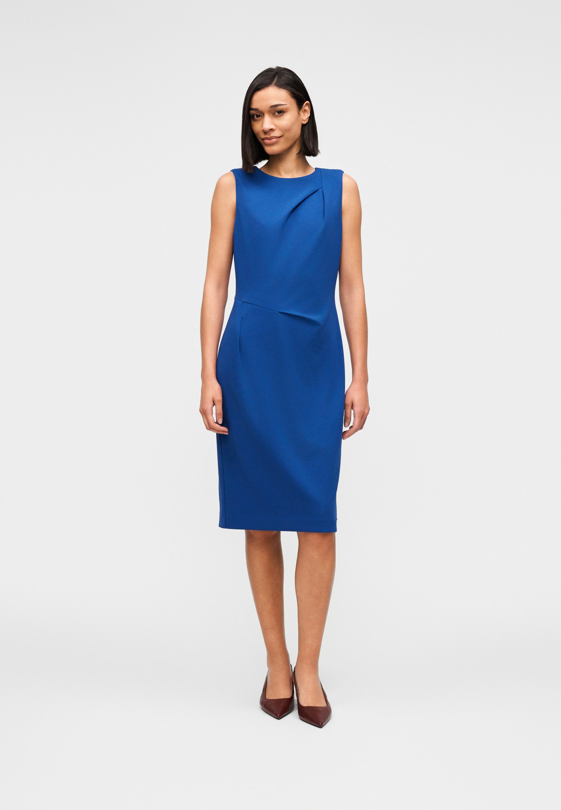 Calvin Klein KNEE LENGTH DRESS - Shift dress - blue river fog/blue -  Zalando.ie