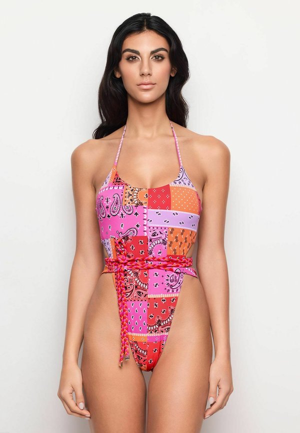 Badeanzug - multicolor paisley