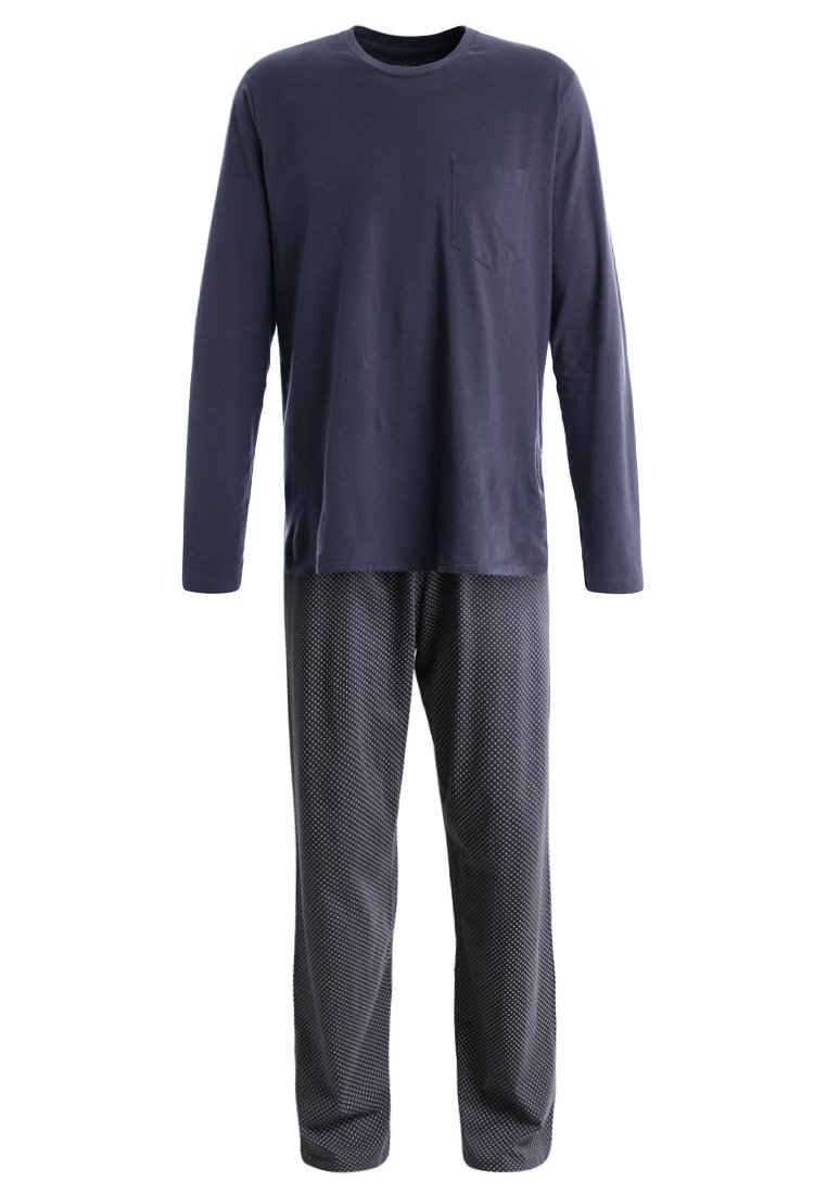 Schiesser Pyjama antraciet Schiesser Pyjama antraciet