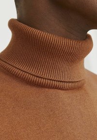 Jack & Jones JJEEMIL ROLL NECK - Maglione - mocha bisque