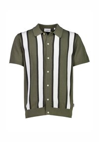 POLO CARDIGAN - Chaqueta de punto - lt army
