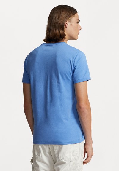 Polo Ralph Lauren CUSTOM SLIM FIT JERSEY CREWNECK T-SHIRT - Basic póló - summer blue