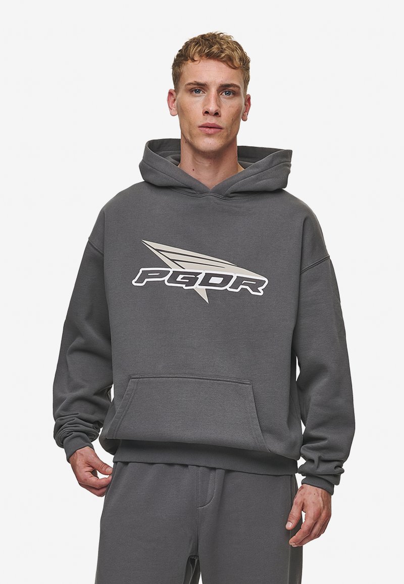 Pegador BLAMOR OVERSIZED HOODIE - Felpa con cappuccio - washed anthracite