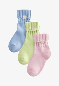 Selectat, pink blue and green