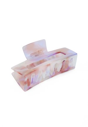 CLIP - Hair styling accessory - purple floral