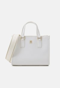 Tommy Hilfiger MONOTYPE MINI TOTE - Håndveske - ecru