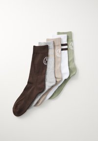 5 PACK UNISEX - Chaussettes - black/white/grey