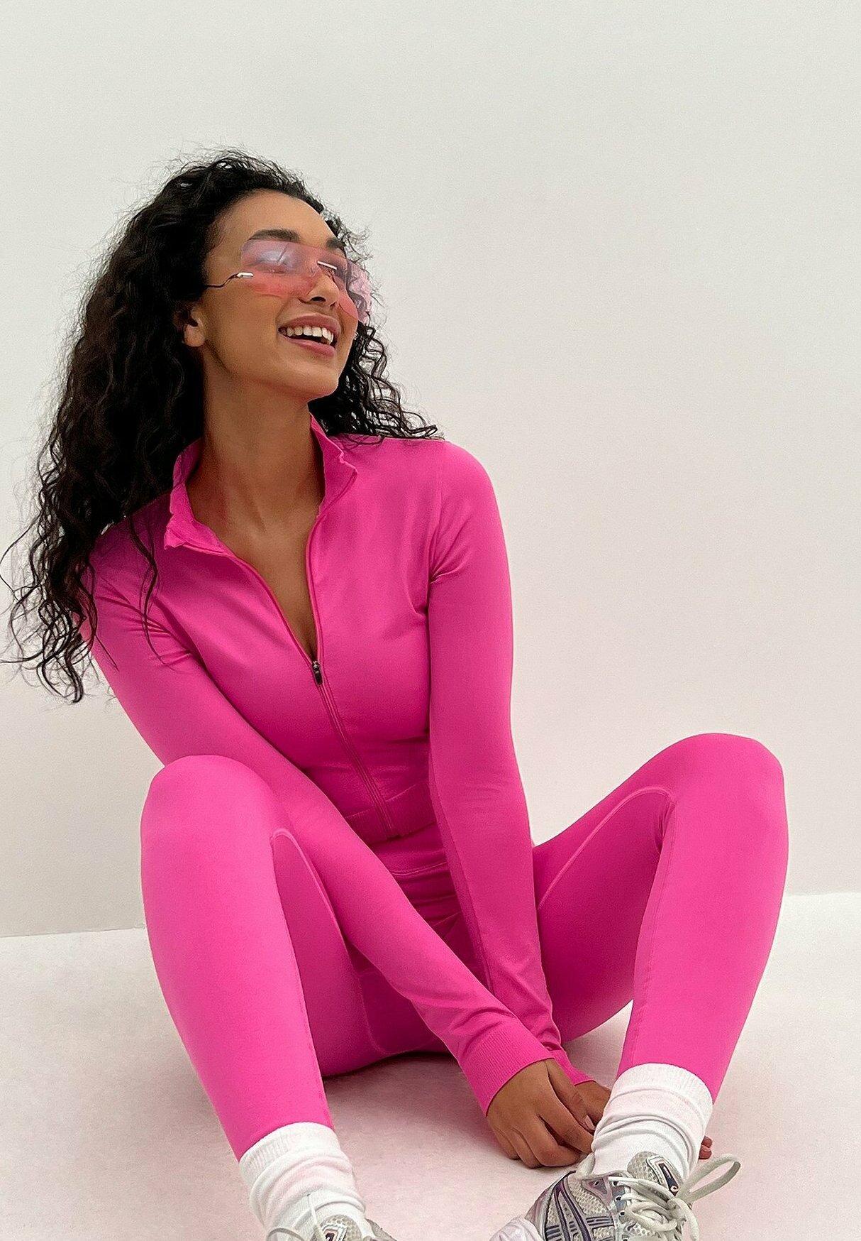NA-KD HOHER TAILLE - Legging - pink 