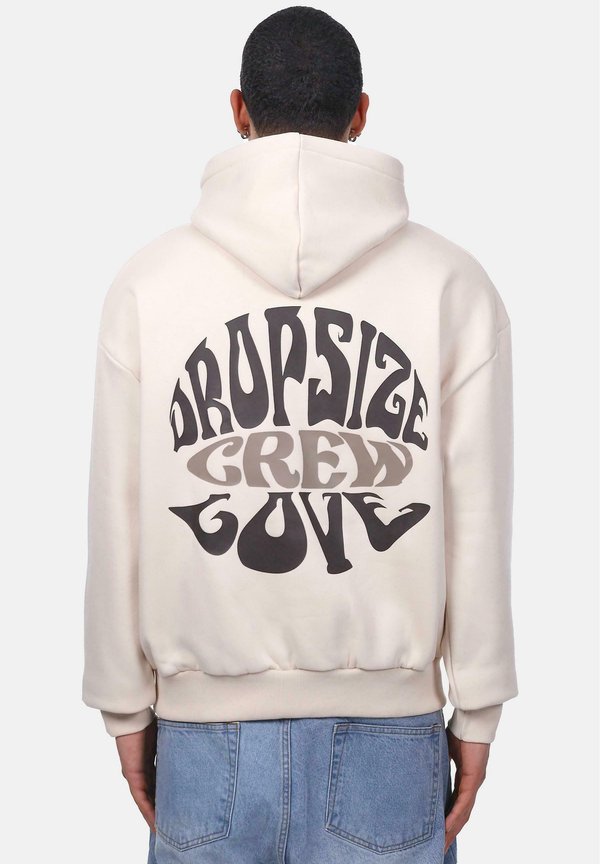 DROPSIZE HEAVY CREWLOVE - Kapuzenpullover - coconut milk