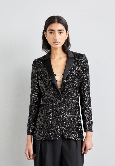 Alice + Olivia BREANN SEQUIN - Sacou - black