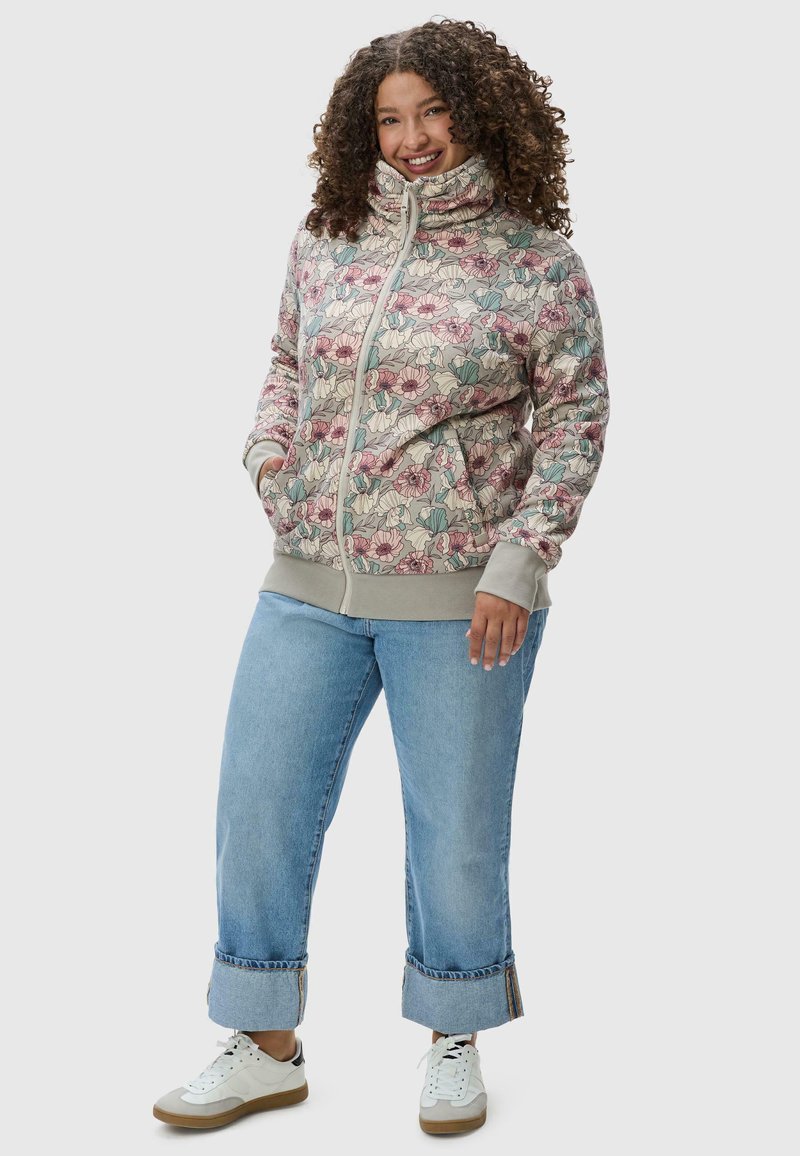 Ragwear IZOLDA PLUS - Sudadera con cremallera - bone