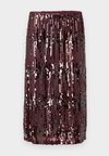 JAINO - Jupe trapèze - dark plum perfect