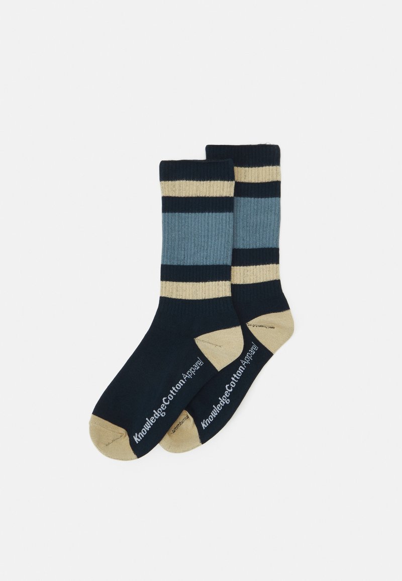 KnowledgeCotton Apparel BLOCK STRIPED SOCKS 2 PACK Calze total