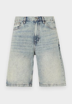 GO BAGGY UNISEX - Denim shorts - light blue