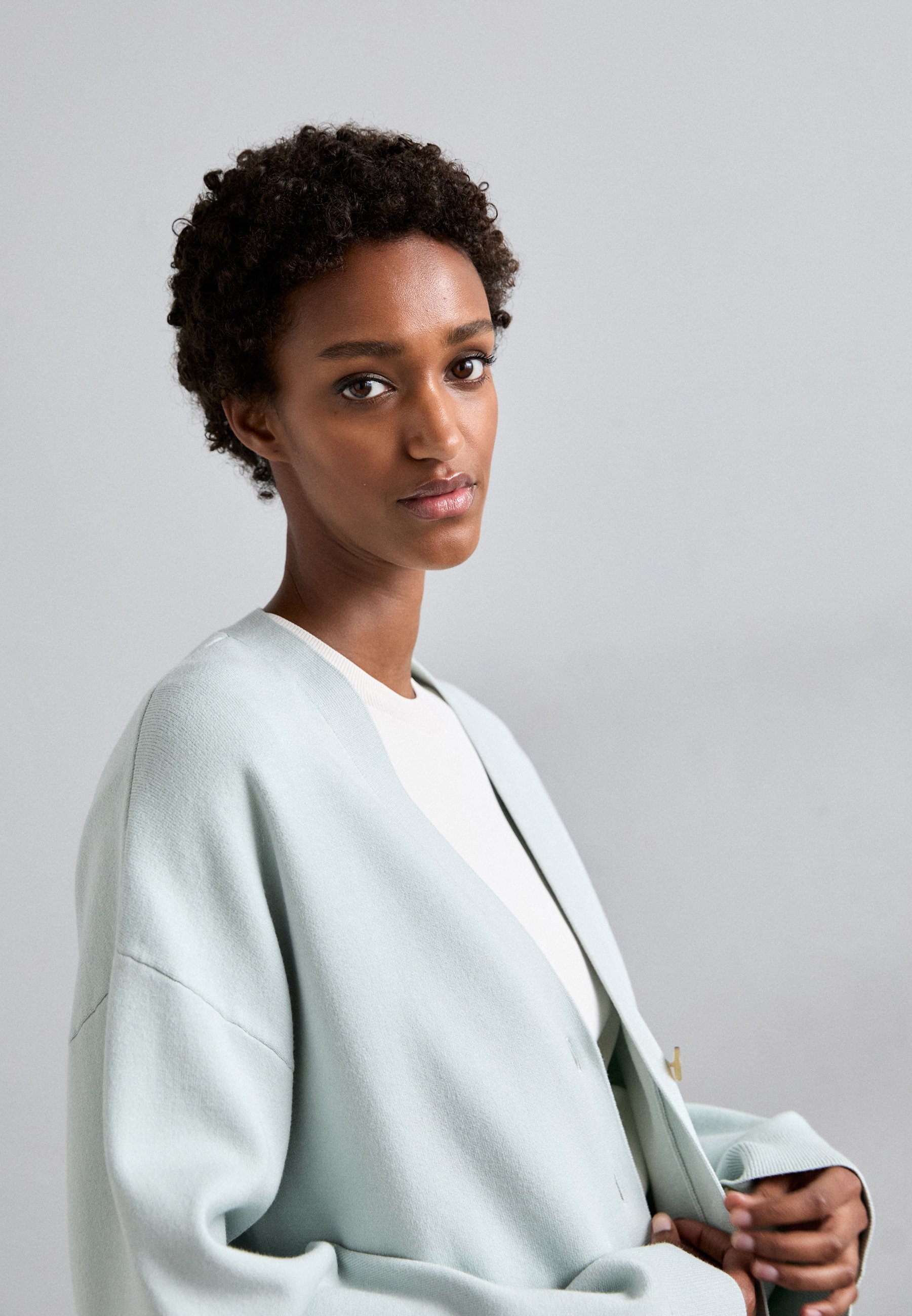 Tiger of Sweden SILVYIYA - Cardigan - faded green/light