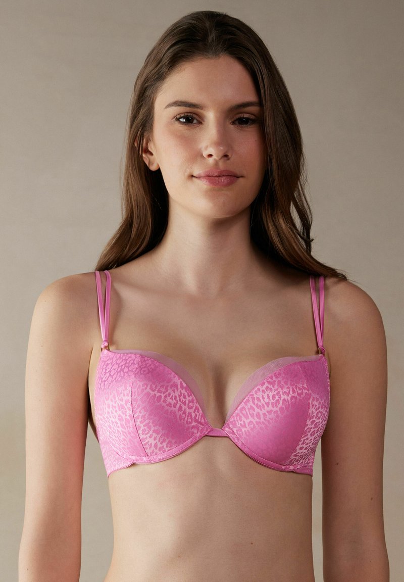 Intimissimi SIMONA COOL MINIMAL Pushup bra candy pink/pink Zalando
