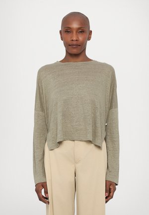 CREW NECK LONG SLEEVE - T-shirt à manches longues - olive