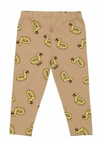 The New Siblings KUBBER - Leggings - Trousers - cornstalk rubber duck aop