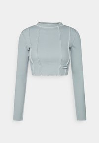 CROP - Camisola de manga comprida - blue