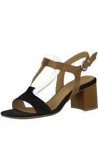 Marco Tozzi High heeled sandals - cognac comb