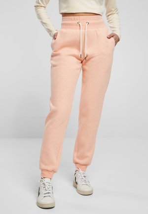 HIGH WAIST - Pantalon de survêtement - papaya melange