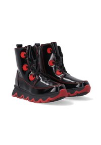 VENEZIA ANKLE BOOTS - Snørestøvletter - red back