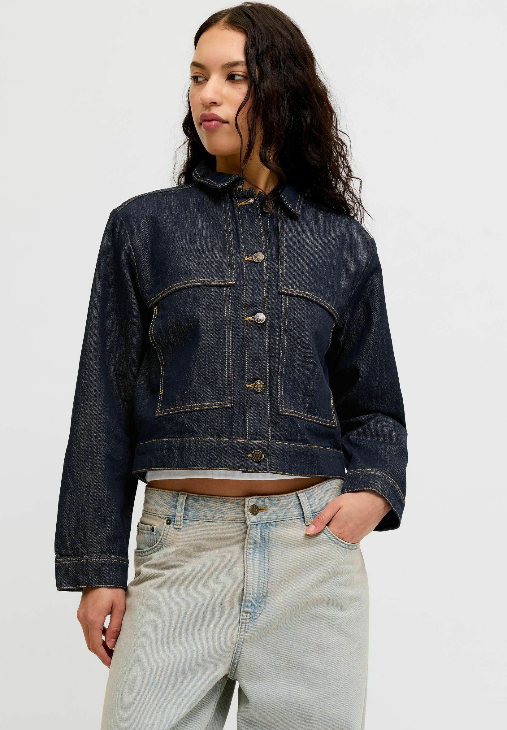 JJXX Denim JXNORMA Denim - Denim jacket - dark blue denim/dark
