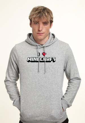 I HEART MINECRAFT - Hoodie - heather grey