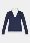 ZIP HERITAGE - Felpa - navy blue/flour