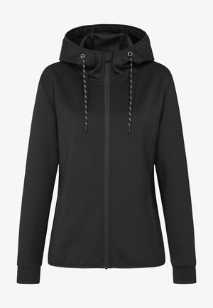 Zip-up sweatshirt - black opal